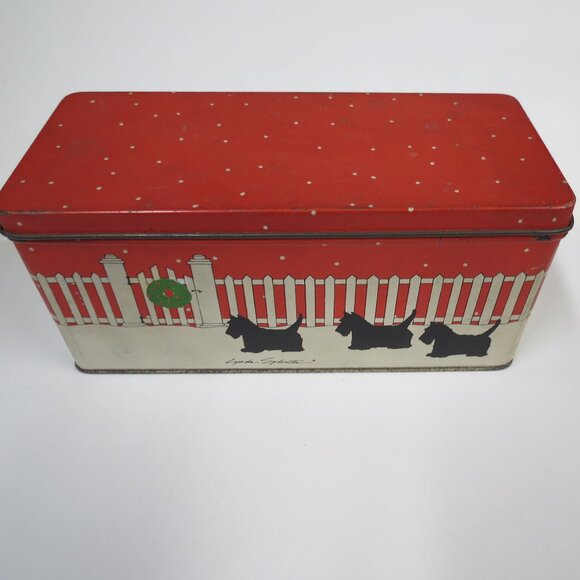 Department 56 Other - Scottish Terrier Vintage Dept 56 Scottie Dog Tin Lynda Sylvester Holiday